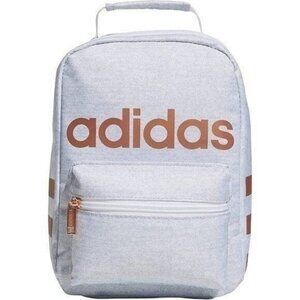 Adidas Classic Insulated Lunch Bag Grey/White With Copper Logo Durable & Lightwe